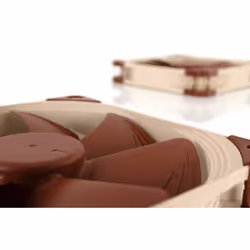 Noctua NF-A14 Case per computer Ventilatore 14 cm Beige, Marrone - Vista aggiuntiva 4