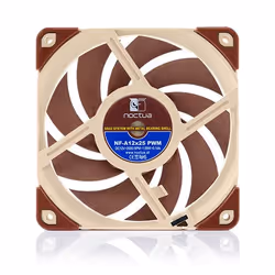 Noctua NF A12x25 5V PWM Case per computer Ventilatore 12 cm Beige, Rosso - Vista aggiuntiva 4