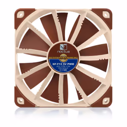 Noctua NF-F12 Case per computer Ventilatore 12 cm Beige, Marrone - Vista aggiuntiva 4