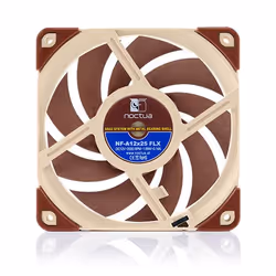Noctua NF A12x25 FLX Case per computer Ventilatore 12 cm Beige, Rosso - Vista aggiuntiva 4