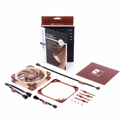 Noctua NF A12x25 PWM Case per computer Ventilatore 12 cm Beige, Rosso - Vista aggiuntiva 4