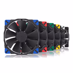 Noctua NF-A20 PWM CH.BK.S sistema di raffreddamento per computer Case per computer Ventilatore 20 cm Nero - Vista aggiuntiva 6