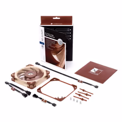 Noctua NF-A12x25 Case per computer Ventilatore 12 cm Beige, Marrone - Vista aggiuntiva 5