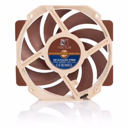 Noctua NF-A12X25R PWM Case per computer Ventilatore 12 cm Beige, Marrone - Vista aggiuntiva 4