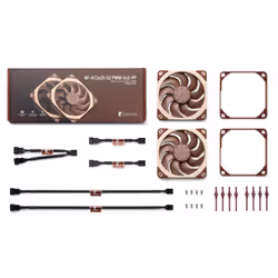 Noctua NF-A12X25 G2 PWM SX2-PP sistema di raffreddamento per computer Case per computer Ventilatore 12 cm Beige 2 pz - Vista aggiuntiva 3