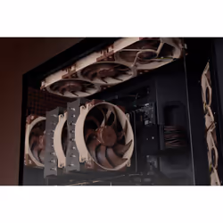 Noctua NF-A12X25 G2 PWM SX2-PP sistema di raffreddamento per computer Case per computer Ventilatore 12 cm Beige 2 pz - Vista aggiuntiva 4