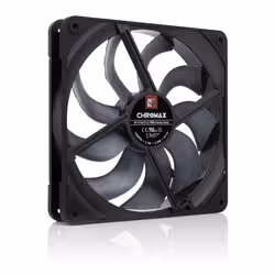 Noctua NF-A14X25 G2 PWM CHROMAX.BLACK sistema di raffreddamento per computer Case per computer Ventilatore 14 cm Nero 1 pz - Vista aggiuntiva 2
