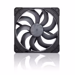 Noctua NF-A14X25 G2 PWM SX2-PP CHROMAX.BLACK sistema di raffreddamento per computer Case per computer Ventilatore 14 cm Nero 2 pz - Vista aggiuntiva 3