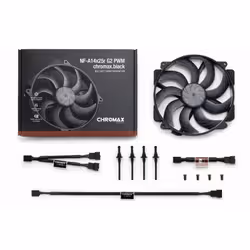 Noctua NF-A14X25R G2 PWM CH.BK Case per computer Ventilatore 14 cm Nero 1 pz - Vista aggiuntiva 8