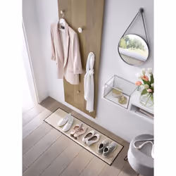 wash+dry 029741 zerbino Tappetino di gomma Interno Rettangolare Champagne