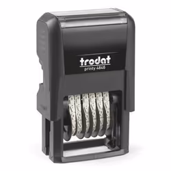 Trodat 4846, Autoinchiostrante, Timbro con numero, 27 x 4 mm, Nero, Nero, 56 mm
