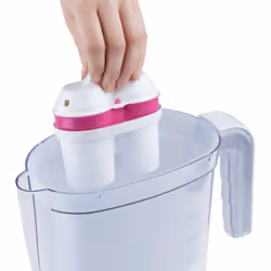 BWT 815485-A Filtraggio acqua Caraffa filtrante 2,6 L Trasparente, Bianco - Vista aggiuntiva 5