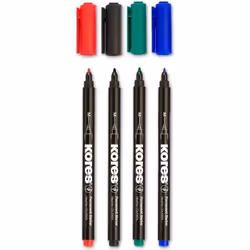 Kores M22141, Nero, Blu, Marrone, Verde, Azzurro, Verde chiaro, Arancione, Rosa, Rosso, Viola, Tipo di punta, Multicolore, Me ...