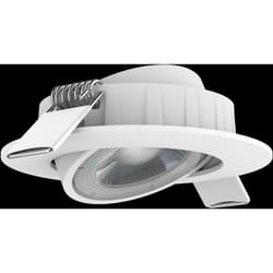 Kit 3 faretti tondi led da incasso 6w 450lm luce calda 3000k ip20 kitft-066830 - Century