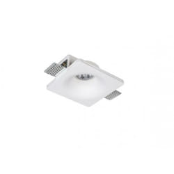 Century - Lampada led da incasso in gesso effetto tondo downlight jessy-sr120