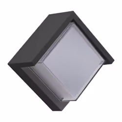 Plafoniera a LED Century Pura Cube: Potenza 10W Luce naturale 4000K Colore Grigia Luminosità 850 Lumen Apertura fascio 120° N ...