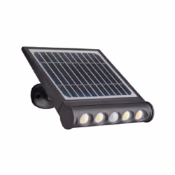 PROIETTORE LED GENIUS SOLARE SLIM - 8W - 4000K - 950LM Proiettore LED solare dotato di un pannello fotovoltaico separabile pe ...