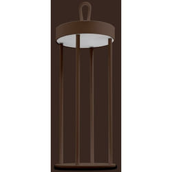 Century lampada d'arredo athena ricaricabile corten 3w - 3000k - 140lm atheco-033030