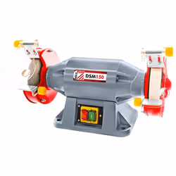 SMERIGLIATRICE DA BANCO DOPPIA MOLA PER METALLI HOLZMANN DSM150 230V La smerigliatrice Holzmann DSM150 presenta due mole per ...
