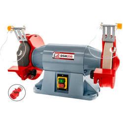 Holzmann - Smerigliatrice da banco doppia mola per metalli dsm250 400v