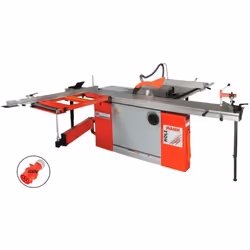 SQUADRATRICE CON TAVOLA SCORREVOLE PER LEGNO HOLZMANN TS315VF2600_400V La guida parallela robusta e scorrevole con fissaggio ...