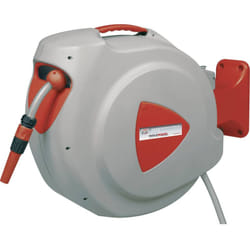 Maschinen WSR30M 12.7 mm 30 m 1/2 pollice 1 pz. Rosso, Grigio Avvolgitubo automatico da giardino - Holzmann