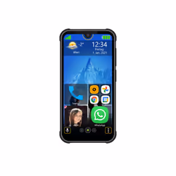 Beafon MX1, 14,5 cm (5.71"), 4 GB, 128 GB, 13 MP, Android 10, Nero