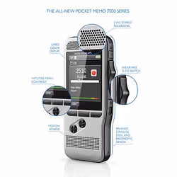 Philips DPM 7200 Flash card Acciaio inox - Vista aggiuntiva 6