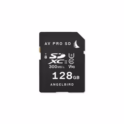 Angelbird Technologies AVP128SD, 128 GB, SDXC, Classe 10, UHS-II, 300 MB/s, 260 MB/s