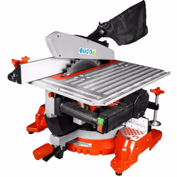 La Holzmann TK305 può essere utilizzata come troncatrice e/o sega circolare Tavolo inclinabile +/- 45 ° Inclinazione sega 0º- ...