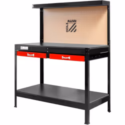 BANCO DA LAVORO HOLZMANN WT06 Montaggio molto semplice, grazie al sistema plug-in. Piano di lavoro in MDF, posizionato su una ...
