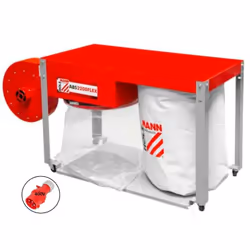 ASPIRATRUCIOLI ABS2200FLEX_400V HOLZMANN Solida ventola di soffiaggio Robusto alloggiamento del raccoglitore di polvere Motor ...