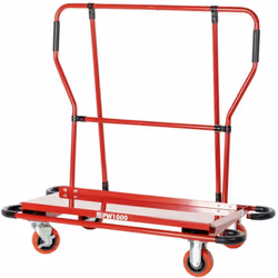 Dettagli tecnici Capacità di carico (max.) 1000 kg Colore Rosso Dimensioni prodotto Altezza 1110 mm Gomme poliuretano Larghez ...