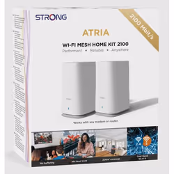 Strong ATRIA Wi-Fi Mesh Home Kit 2100 Dual-band (2.4 GHz/5 GHz) Wi-Fi 5 (802.11ac) Bianco 2 Interno - Vista aggiuntiva 4