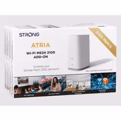 Strong ATRIA Wi-Fi Mesh Home 2100 ADD-ON Dual-band (2.4 GHz/5 GHz) Wi-Fi 5 (802.11ac) Bianco 2 Interno - Vista aggiuntiva 3