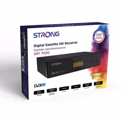 Strong SRT 7030 set-top box TV Satellite HD Nero - Vista aggiuntiva 7