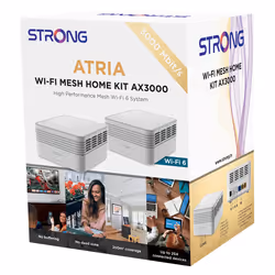 Strong MESHKITAX3000 sistema Wi-Fi Mesh Dual-band (2.4 GHz/5 GHz) Bianco 2 Interno - Vista aggiuntiva 5