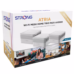 Strong MESHTRIAX3000 sistema Wi-Fi Mesh Dual-band (2.4 GHz/5 GHz) Bianco 3 Interno - Vista aggiuntiva 5