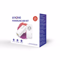 Strong Powerline 600 Duo 600 Mbit/s Collegamento ethernet LAN Bianco 2 pz - Vista aggiuntiva 5