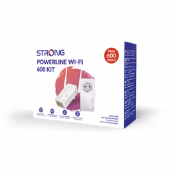 Strong Powerline Wi-Fi 600 Kit 600 Mbit/s Collegamento ethernet LAN Bianco - Vista aggiuntiva 5