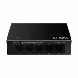 Strong SW5000M switch di rete Gigabit Ethernet (10/100/1000) Nero - Vista aggiuntiva 4