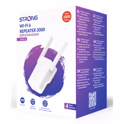Strong AX3000 Ripetitore di rete 3000 Mbit/s Bianco - Vista aggiuntiva 6