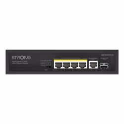 Strong SW5011POE+ switch di rete Gigabit Ethernet (10/100/1000) Supporto Power over Ethernet (PoE) Montaggio da desktop/parete Nero - Vista aggiuntiva 2