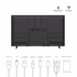 Thomson 43QA2S13 TV 43" 4K Ultra HD Smart TV Wi-Fi Grigio - Vista aggiuntiva 5