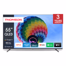 Thomson 55QG4S14, 139,7 cm (55"), 3840 x 2160 Pixel, QLED, Smart TV, Wi-Fi, Grigio