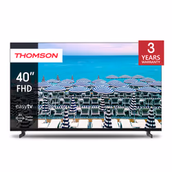 Thomson Easy TV 40" FHD, 101,6 cm (40"), 1920 x 1080 Pixel, Full HD, LCD, DVB-C, DVB-S2, DVB-T2, Nero