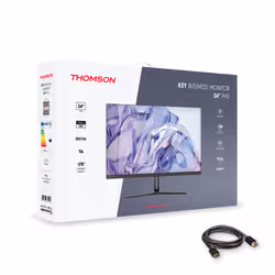 Thomson M24FB2Y14 Monitor PC 61 cm (24") 1920 x 1080 Pixel Full HD LED Nero - Vista aggiuntiva 8