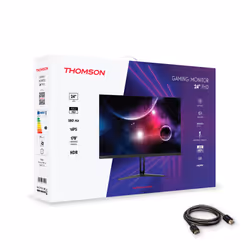 Thomson M24FG2Y14 Monitor PC 60,5 cm (23.8") 1920 x 1080 Pixel Full HD LED Nero - Vista aggiuntiva 7