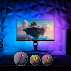 Thomson M27QG5Y14 Monitor PC 68,6 cm (27") 2560 x 1440 Pixel Quad HD LED Grigio - Vista aggiuntiva 7