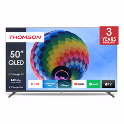 Thomson 50QG4S14, 139,7 cm (55"), 3840 x 2160 Pixel, QLED, Smart TV, Wi-Fi, Grigio
